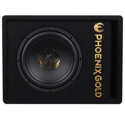 Subwoofer activ Phoenix Gold, difuzor 8", 125 W RMS, 500 W Max, kit de cabluri incluse