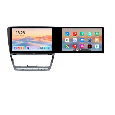Navigatie Skoda Octavia 2 2005-2013 Manual Kit-005 Edotec 2 ecrane  8 core 4+128 21.6 inch Incell android Wifi 5Ghz gps internet