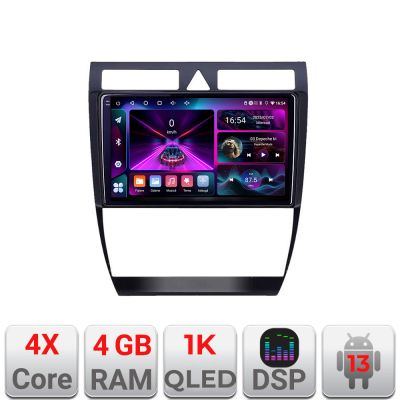 Navigatie Audi A6 Quad Core A-102  4+64 InCell Display 1K Android Waze USB Navigatie Internet Youtube Radio