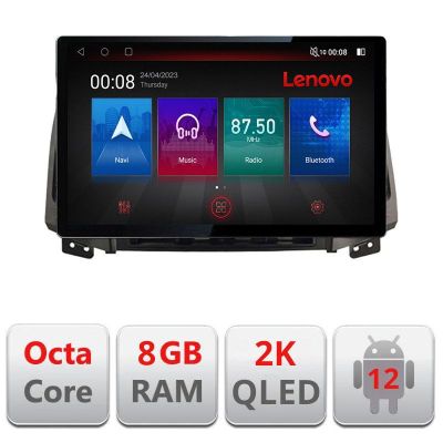 Navigatie Hyundai Santa Fe N-008 ecran 13" 2K 8+128 Android Waze USB Navigatie 4G 360 Toslink Youtube Radio KIT