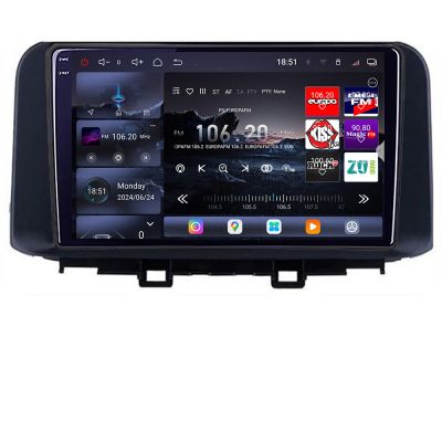 Navigatie Hyundai Kona 2017-2022 Edotec Kit-1058 8 core QLED 2K 16+512GB 360 Android Waze USB Navigatie Internet Youtube Radio