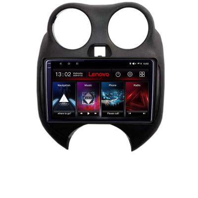 Navigatie Nissan Micra 2010-2014 Android radio gps internet 4+64 Lenovo