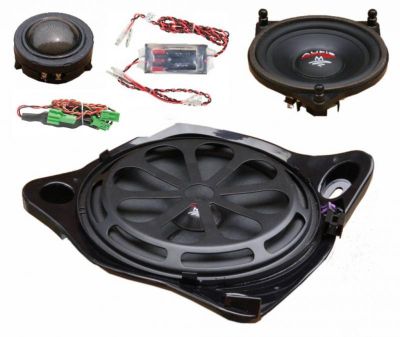KIT  Sistem component Dedicat Mercedes Clasa C W205 m-fit  150W pe 3 căi Audio System German Sound
