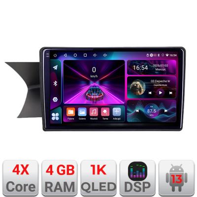 Navigatie Mercedes C W204 NTG4.5 2012-2015  4+64 InCell Display 1K Android Waze USB Navigatie Internet Youtube Radio Kit-w204-N45+EDT