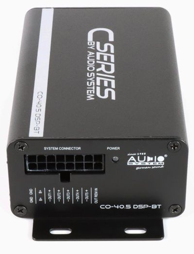 Procesor de sunet Audio System CO-40.5 DSP, 4 x 60, in 2 sau 4 ohm, clasa D, 5 canale amplificate si 2 preamplificate procesor de sunet
