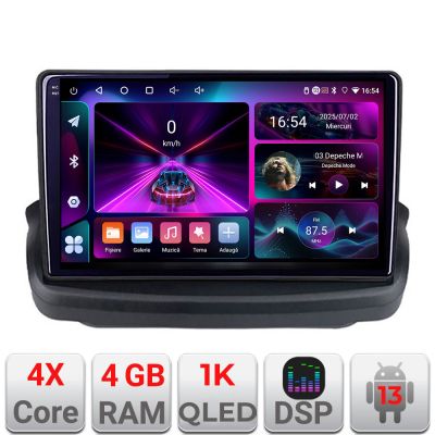 Navigatie Hyundai Genesis  4+64 InCell Display 1K Quad Core Android Waze USB Navigatie Internet Youtube Radio KIT-GENESYS+EDT-E209-RK
