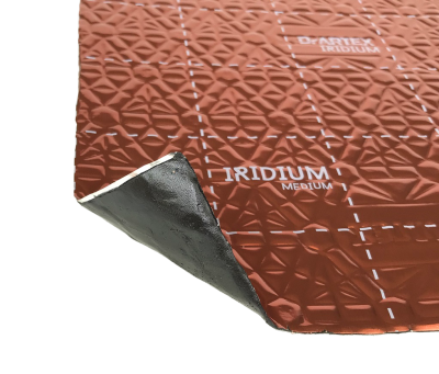 Insonorizant vibro Dr. Artex Earth Iridium Medium 2.0 mm grosime, o coala 750 x 500 mm – preț pentru 1 coală (nu set)