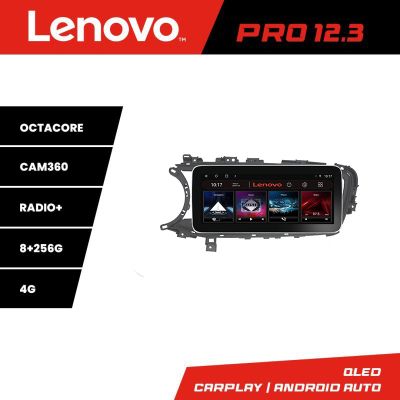 Navigatie Mitsubishi ASX 2017-2021 model facelift Lenovo PRO 8+256 12.3 inch qled android 4G DSP gps internet  Kit-091-v2