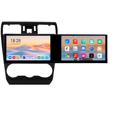 Navigatie Subaru Subaru Forester Impreza XV 2013 2013 Kit-062 Edotec 2 ecrane  8 core 4+128 21.6 inch Incell android Wifi 5Ghz gps internet et G