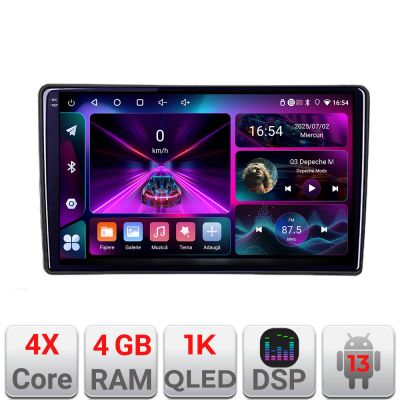 Navigatie Peugeot 307 A-307  4+64 InCell Display 1K Android Waze USB Navigatie Internet Youtube Radio