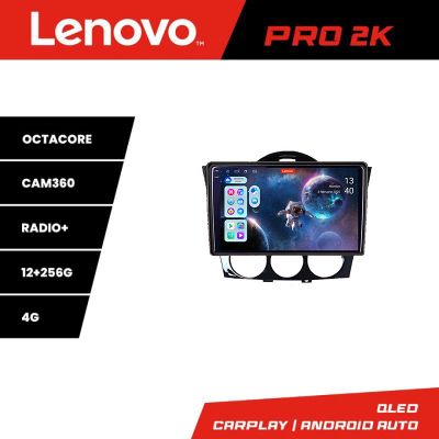 Navigatie Mazda RX8 2008-2011 Android radio gps internet 8 core QLED 2K 12+256 360 Lenovo