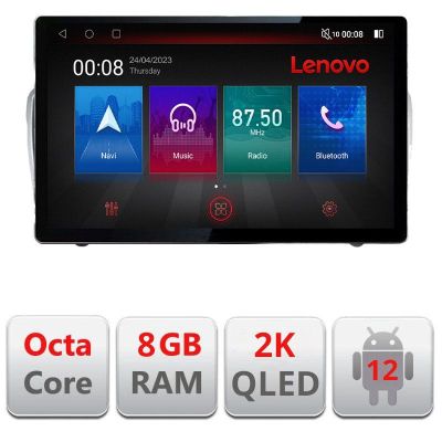 Navigatie Mercedes ML W166 NTG4.5 N-W166 ecran 13" 2K 8+128 Android Waze USB Navigatie 4G 360 Toslink Youtube R