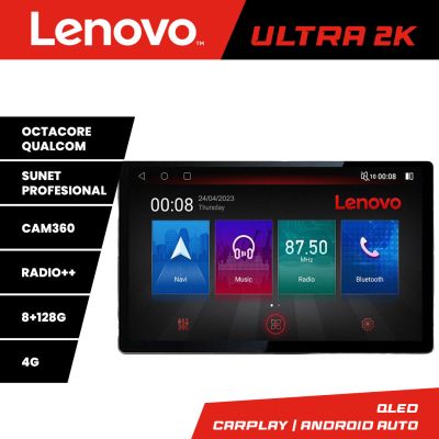 Navigatie Hyundai I40 ecran 13" 2K 8+128 Android Waze USB Navigatie 4G 360 Toslink Youtube Radio kit-i40+EDT-E
