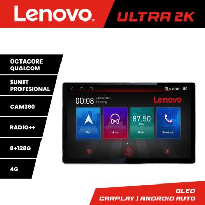 Navigatie Hyundai I30 2011-2016 ecran 13" 2K 8+128 Android Waze USB Navigatie 4G 360 Toslink Youtube Radio KIT-