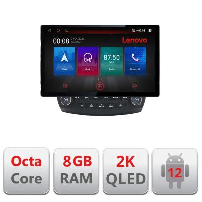 Navigatie Honda Accord 2004-2008 N-ACCORD ecran 13" 2K 8+128 Android Waze USB Navigatie 4G 360 Toslink Youtube