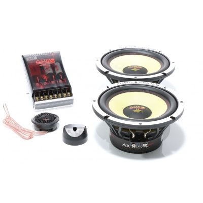 Difuzoare componente Audio System H 165 EVO 2-4, 4 woofere + 2 tweetere + 2 filtre, 165 mm, 6.5", 320 W, 2 ohm, Extreme Kick Bass