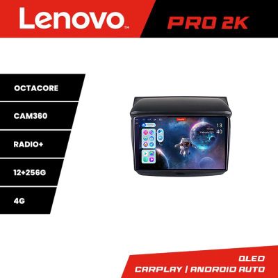 Navigatie Mitsubishi L200 2006-2014 Lenovo Kit-094 8 core QLED 2K 12+256 360 Android Waze USB Navigatie Internet Youtube Radio
