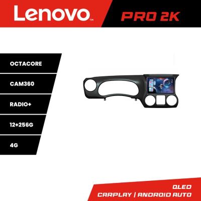 Navigatie Jeep Wrangler 2011-2014 Lenovo Kit-WR 8 core QLED 2K 12+256 360 Android Waze USB Navigatie Internet Youtube Radio