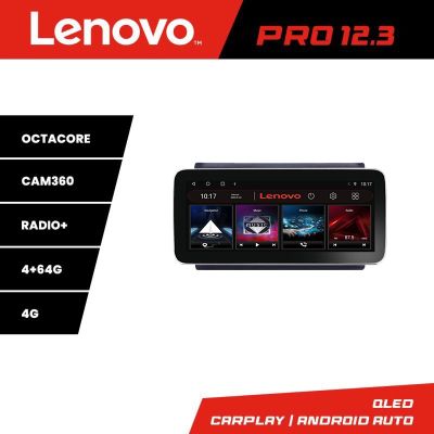 Navigatie Fiat Stilo K-STILO Lenovo PRO 4+64 12.3 inch qled android 4G DSP gps internet  8Core