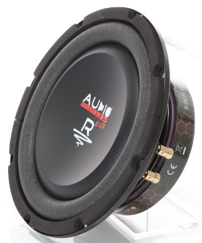 Subwoofere plat de înaltă eficiență R 08 FLAT EVO3-D4, realizat cu MDF de10/18mm