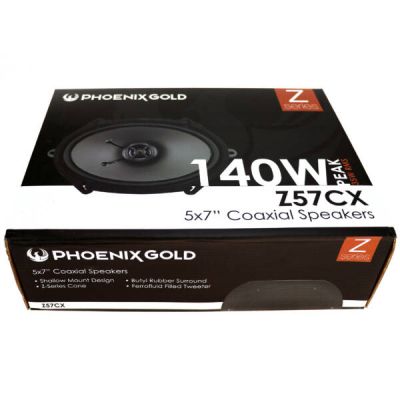 Difuzoare Phoenix Gold coaxiale din seria Z Z57CX cu dimensiune de 5 x 7 inch