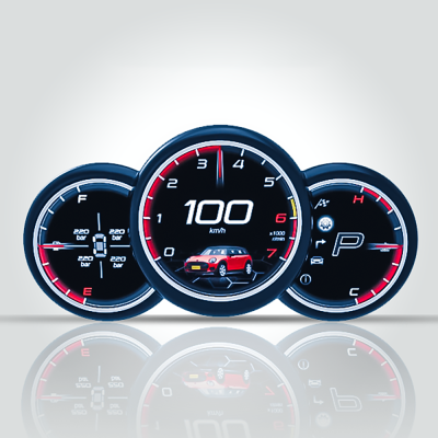 Ceasuri electronice digitale FULL HD BMW MINI Cooper 2006-2013
