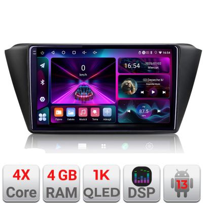 Navigatie Skoda Fabia 2015- A-541  4+64 InCell Display 1K Android Waze USB Navigatie Internet Youtube Radio