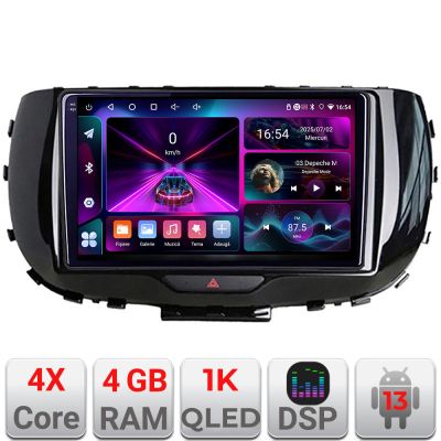 Navigatie Kia Soul 2020- A-soul  4+64 InCell Display 1K Android Waze USB Navigatie Internet Youtube Radio