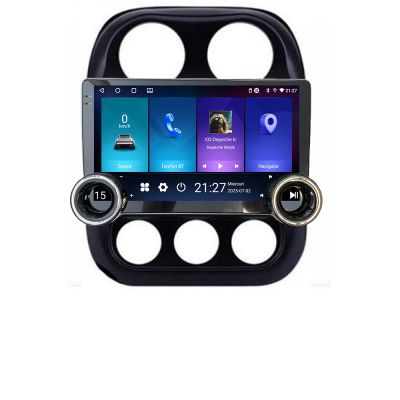 Navigatie Jeep Compass 2010-2016 Manual Kit-2500 Edotec  4+64 10.5 inch Incell 1K android Wifi 5Ghz gps internet 32