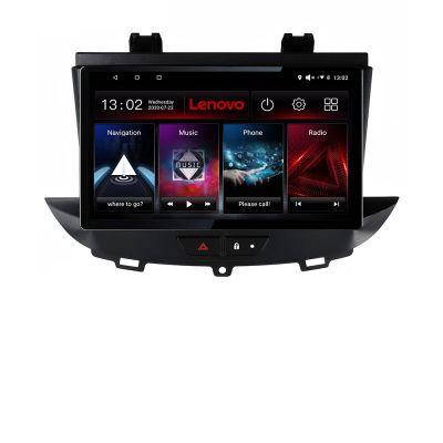 Navigatie Opel Grandland X Crossland X 2016-2020 Lenovo QLED 1K 4+64 WIFI 5Ghz carplay android auto Android Kit-+EDT-LITE-D4-9-4+64