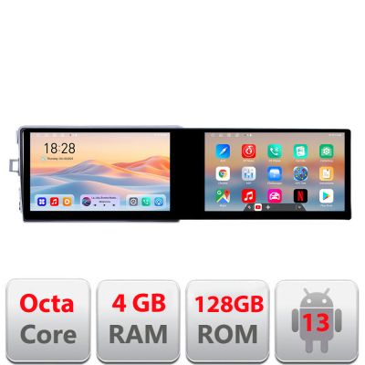 Navigatie Toyota Verso 2010-2016 Kit-133 Edotec 2 ecrane  8 core 4+128 21.6 inch Incell android Wifi 5Ghz gps internet