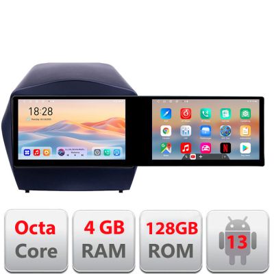 Navigatie Hyundai IX35 Kit-361 Edotec 2 ecrane  8 core 4+128 21.6 inch Incell android Wifi 5Ghz gps internet