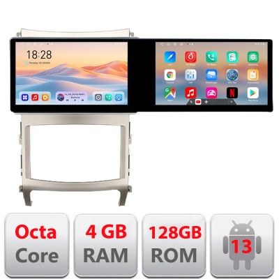 Navigatie Hyundai IX55 Edotec 2 ecrane  8 core 4+128 21.6 inch Incell android Wifi 5Ghz gps internet  Kit-ix55