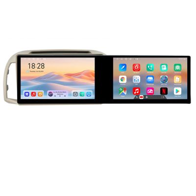 Navigatie Nissan Micra 2002-2010 Edotec 2 ecrane  8 core 4+128 21.6 inch Incell android Wifi 5Ghz gps internet  KIT-micra2003