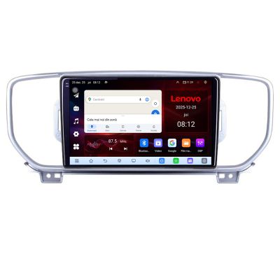 Navigatie Kia Sportage 2016-2018 Lenovo Kit-567 8 Core 2.2 Ghz 8+128 Qled Incell 1K Android 360 Carplay DSP AHD 1080P ADAS 4G Wifi 5Ghz Bluetooth PRO