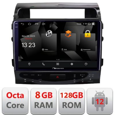 Navigatie Toyota Landcruiser J150 2010-2018 Android Octa Core Qualcomm 2K Qled 8+128 DTS DSP 360 4G Optical