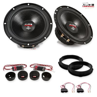 Pachet difuzoare VW Golf VII 3 uși (AU) 2017-2019 Audio System M-Series componente dedicate uși față