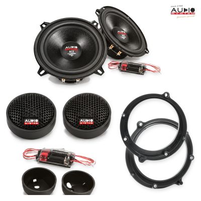 Pachet difuzoare Audi A4 (Avant B5) 1995-2001 Audio System MX componente dedicate uși față