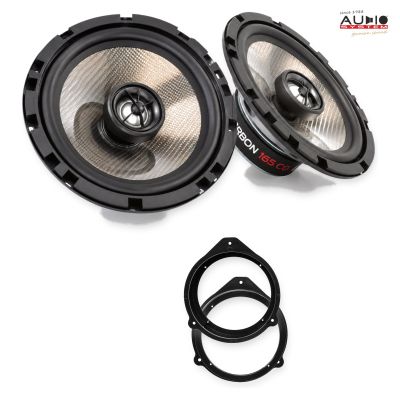 Pachet difuzoare Audi A4 B7 (8E Facelift) 2004-2008 Audio System CARBON coaxiale dedicate uși spate