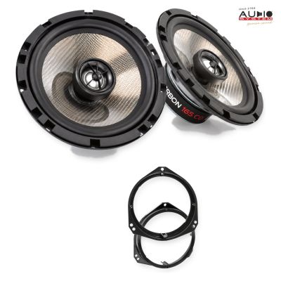 Pachet difuzoare BMW X5 (E53) 2003-2006 Audio System CARBON coaxiale dedicate uși spate
