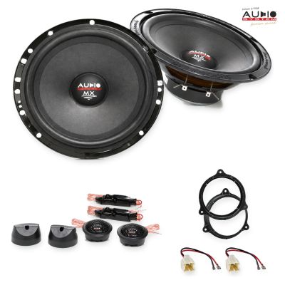 Pachet difuzoare Dacia Logan MCV Stepway (SR) 2017-2020 Audio System MX componente dedicate uși față