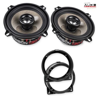 Pachet difuzoare Honda Jazz (GD) 2004-2008 Audio System CARBON coaxiale dedicate uși spate