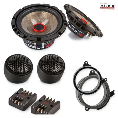 Pachet difuzoare Mercedes E-Klasse T-Modell (S210) 1996-2002 Audio System CARBON componente dedicate uși față