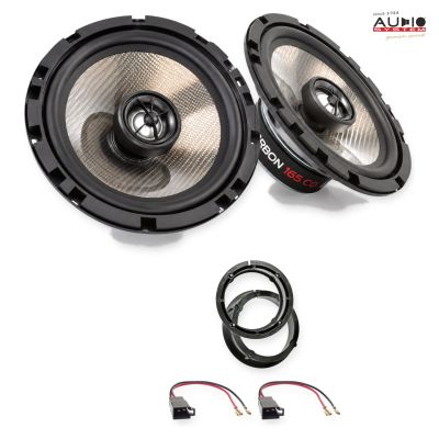Pachet difuzoare Seat Leon (1M) 1999-2004 Audio System CARBON coaxiale dedicate uși spate