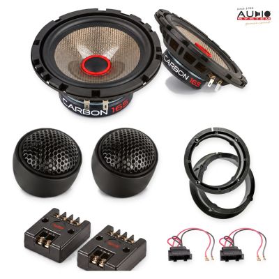 Pachet difuzoare VW Golf IV Variant (1K) 1999-2006 Audio System CARBON componente dedicate uși față