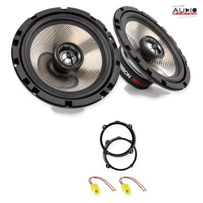 Pachet difuzoare Alfa Romeo 147 (973) 2007-2010 Audio System CARBON coaxiale dedicate uși spate