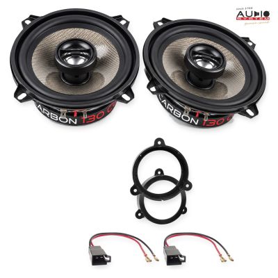 Pachet difuzoare Dacia Sandero 2008-2012 Audio System CARBON coaxiale dedicate uși spate