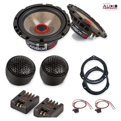 Pachet difuzoare Mercedes C-Klasse (C204) Coupé 2011-2014 Audio System CARBON componente dedicate uși față