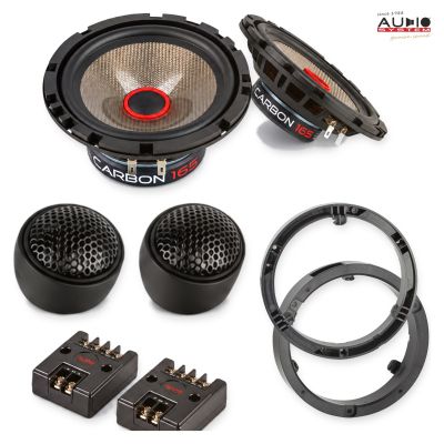 Pachet difuzoare Mitsubishi L200 2015-2021 Audio System CARBON componente dedicate uși față