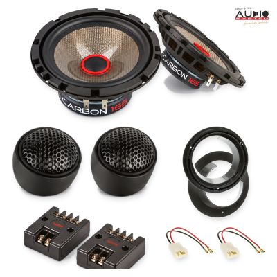 Pachet difuzoare Suzuki Swift (MZ/EZ) 2005-2010 Audio System CARBON componente dedicate uși față